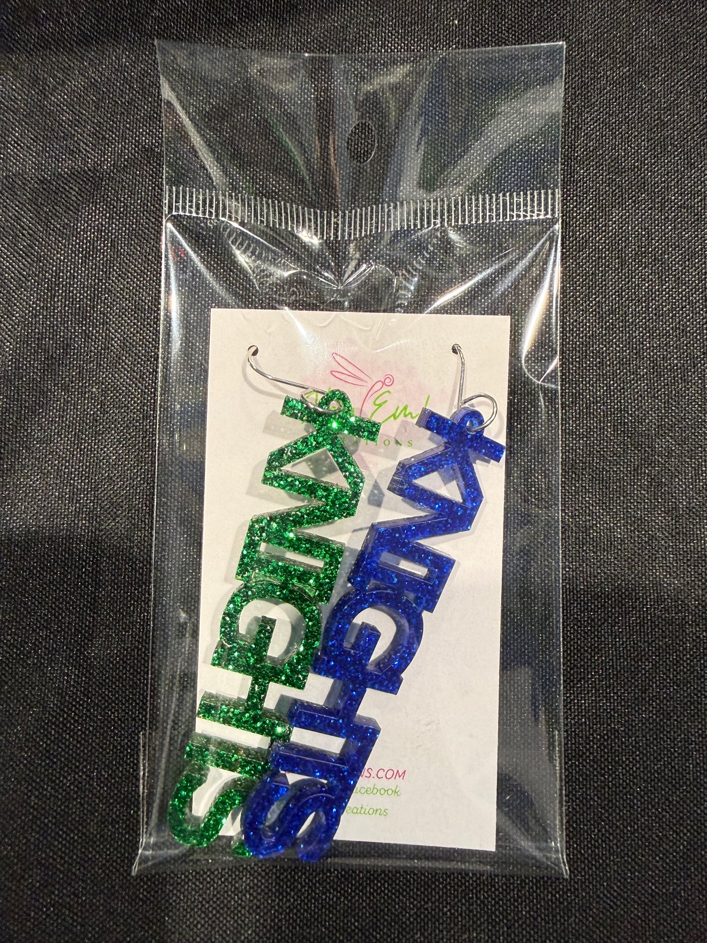 Knights Acrylic Earrings