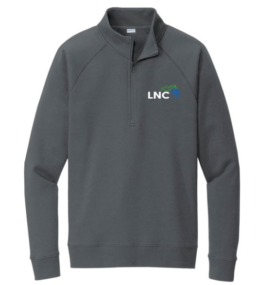 NEW!! Adult Embroidered 1/4 Cotton Fleece Pullover